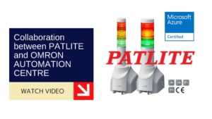 Collaboration between PATLITE and OMRON AUTOMATION CENTRE
