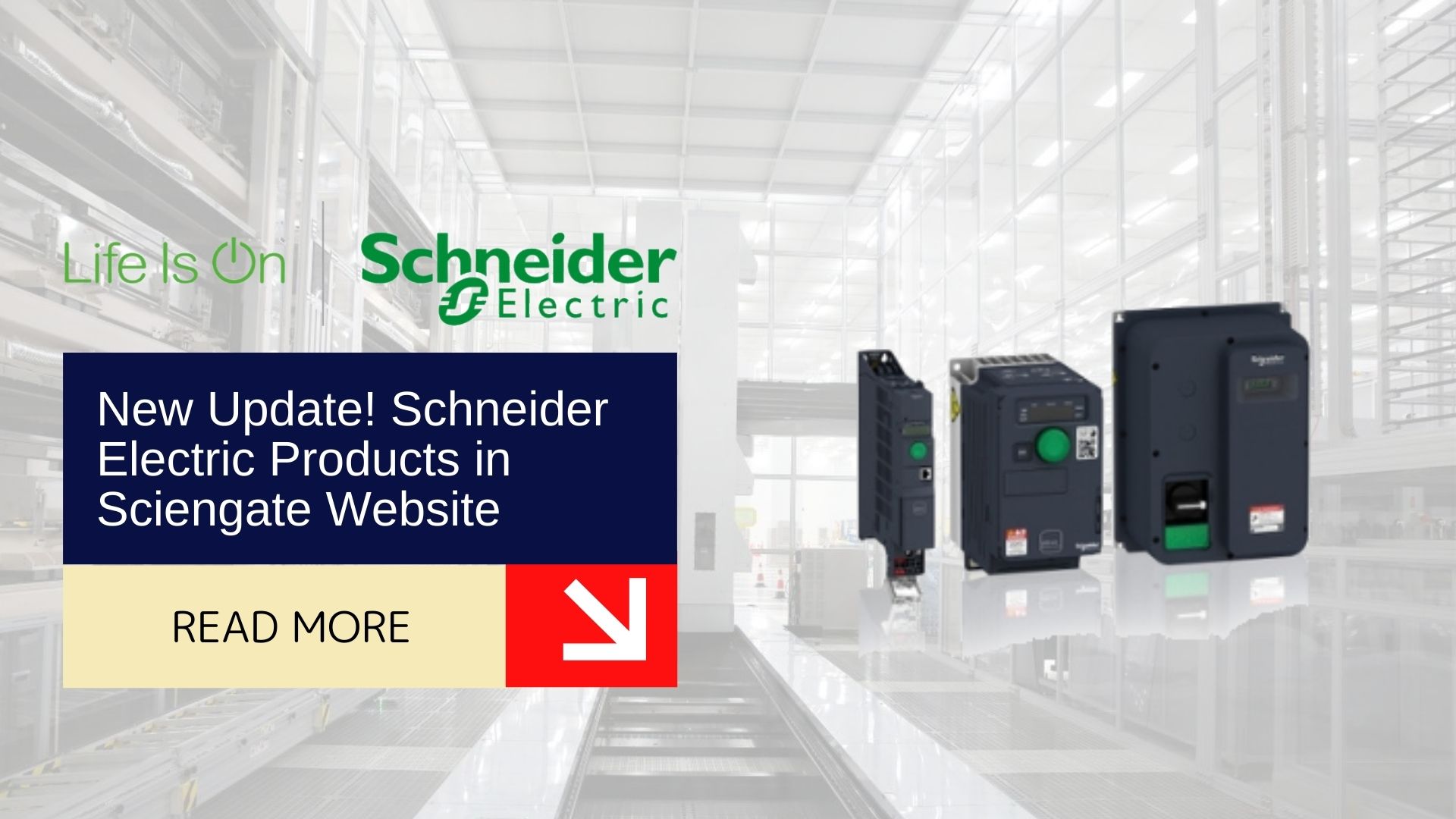 New Update! Schneider Electric Products in Sciengate Website 1