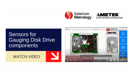 Sensors for Gauging Disk Drive components 20