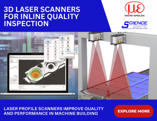 Laser scanners for 2D/3D profile measurements 3