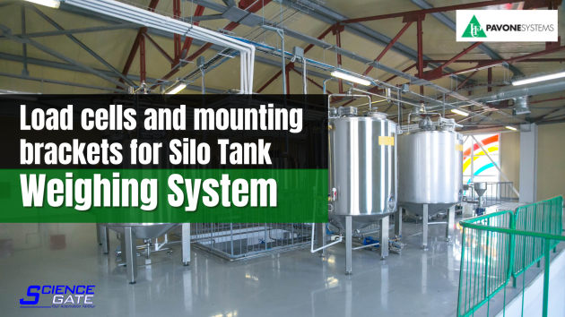 Load cells and mounting brackets for Silo Tank Weighing System 1