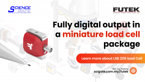 Fully digital output in a miniature load cell package