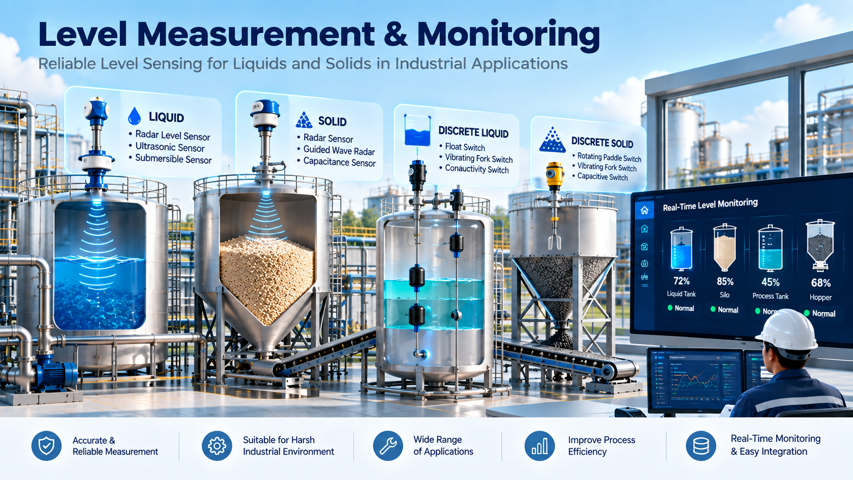 Level Measurement & Monitoring - Sciengate Automation
